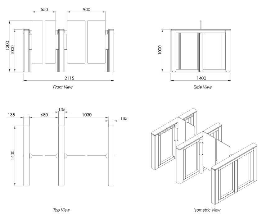 Flap Barrier GS-4000