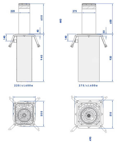 Bollard tự động 220/CL 600A