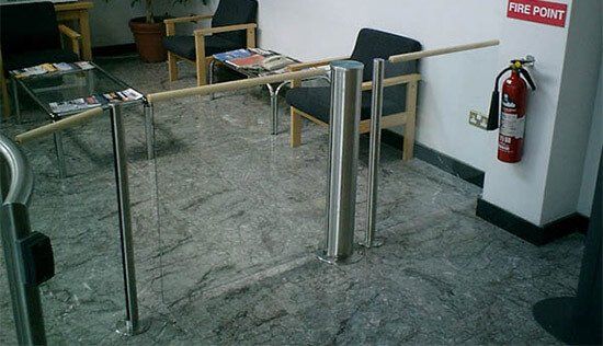 Lắp đặt cổng swing barrier HSD-E03 