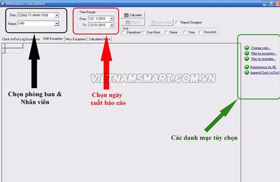 Hướng dẫn sử dụng ZKTime 5.0