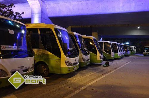 Trạm xe bus của chung cư Ecopark