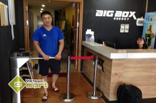 Dự án lắp đặt kiểm soát checkin ra vào phòng Gym Big Box Energy