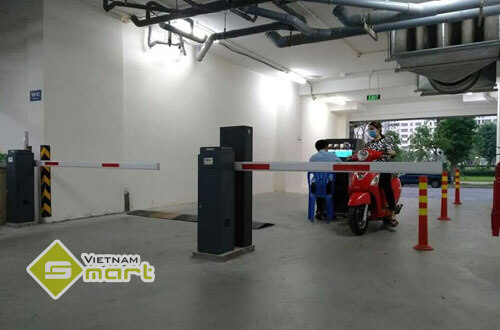 Vân hành thực tế hệ thống barrier tự động cho việc kiểm soát truy cập