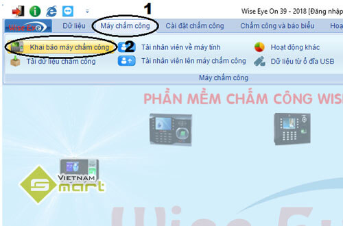 Hướng dẫn cài đặt và sử dụng phần mềm chấm công Wise Eye on 39