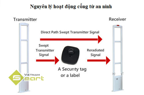 Nguyên lý hoạt động của cổng từ an ninh