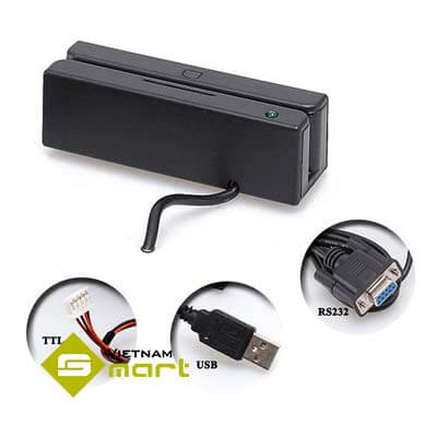 Hình ảnh cấu tạo của thiết bị đầu đọc MSR-100USB