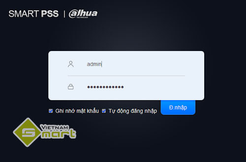 Đăng nhập vào ứng dụng để xem camera Dahua