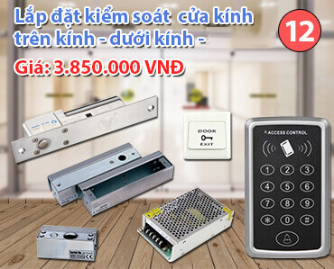 Bộ kiểm soát cửa kính, trên kính dưới kính, kiểm soát 2 chiều