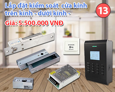 Bộ kiểm soát cửa kính, trên kính dưới kính, kiểm soát 2 chiều