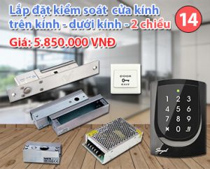 Bộ kiểm soát cửa kính, trên kính dưới kính, kiểm soát 2 chiều