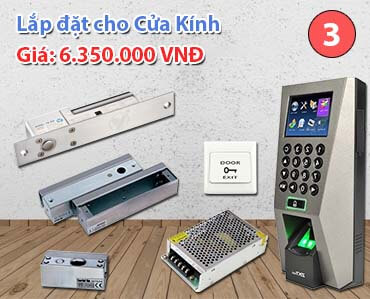 Bộ kiểm soát cửa lắp đặt cho cửa kính