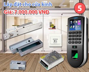 Bộ kiểm soát cửa lắp đặt cho cửa kính