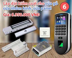 Bộ kiểm soát cửa ra vào cửa gỗ, cửa nhôm kính, cửa panel