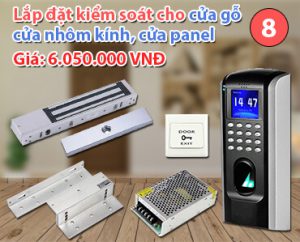 Bộ kiểm soát cửa ra vào cửa gỗ, cửa nhôm kính, cửa panel