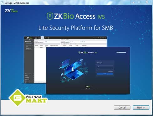 hướng dẫn cài phần mềm ZKBio Access