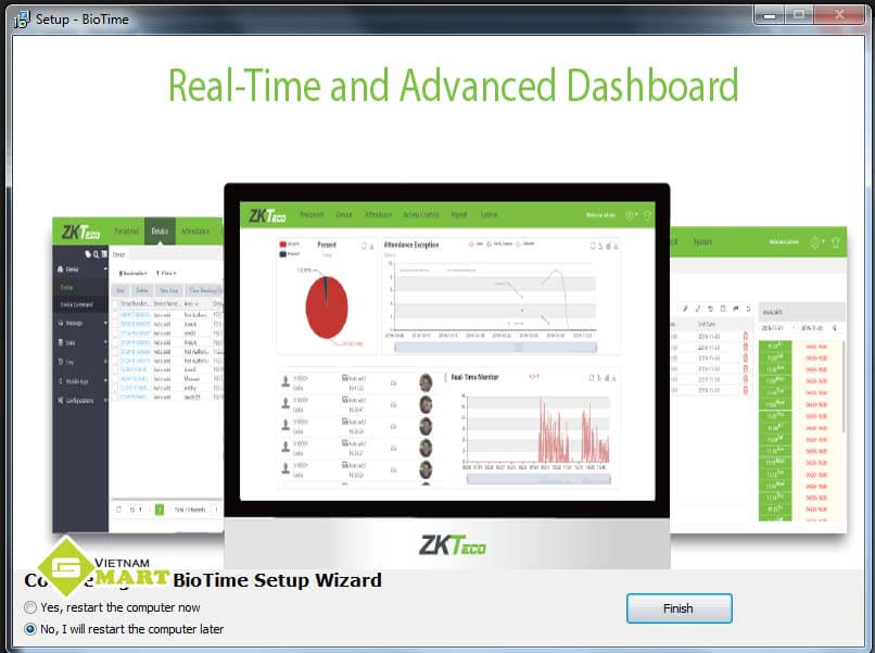 Hướng dẫn cài phần mềm ZKBIOTIME 8.0