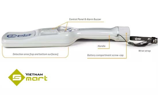 Cấu tạo chi tiết của sản phẩm máy dò kim loại PD-140E