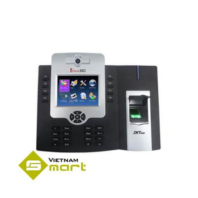 Máy chấm công vân tay thẻ ZkTeco iClock 880H