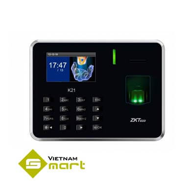 Máy chấm công vân tay ZkTeco K21