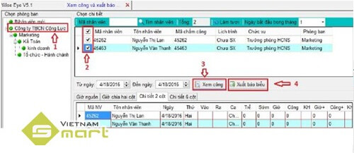 tải dữ liệu từ máy chấm công về máy tính