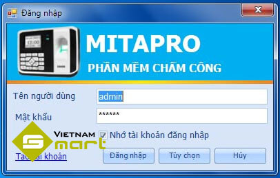 Phần mềm chấm công Mitapro