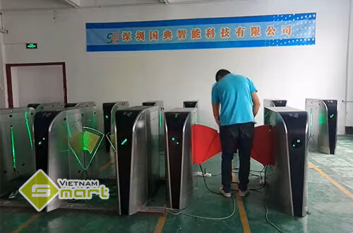 Test cổng flap gate FBL-300