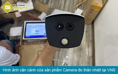 Hình ảnh cận cảnh camera đo thân nhiệt tại công ty Vietnamsmart