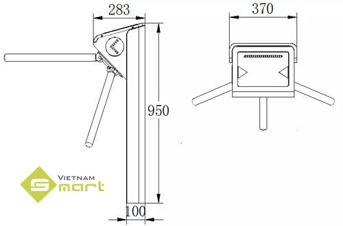 Tổng quan chung về kích thước sản phẩm FJC-Z3619S