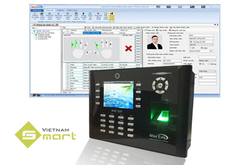 Sản phẩm máy chấm công vân tay WSE-9089 có thể xuất báo cáo để tính lương nhân viên