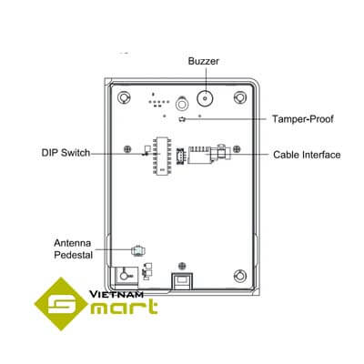 Cấu tạo của sản phẩm DS-K1108M(K)