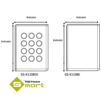 Chỉ báo đèn LED của thiết bị DS-K1108E(K)