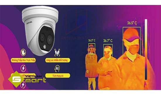 Camera ảnh nhiệt DS-2TD1217B-6/PA để đo nhiệt độ