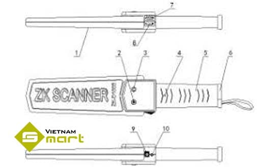 Ảnh thực tế bản vẽ chi tiết của sản phẩm ZK-DS100